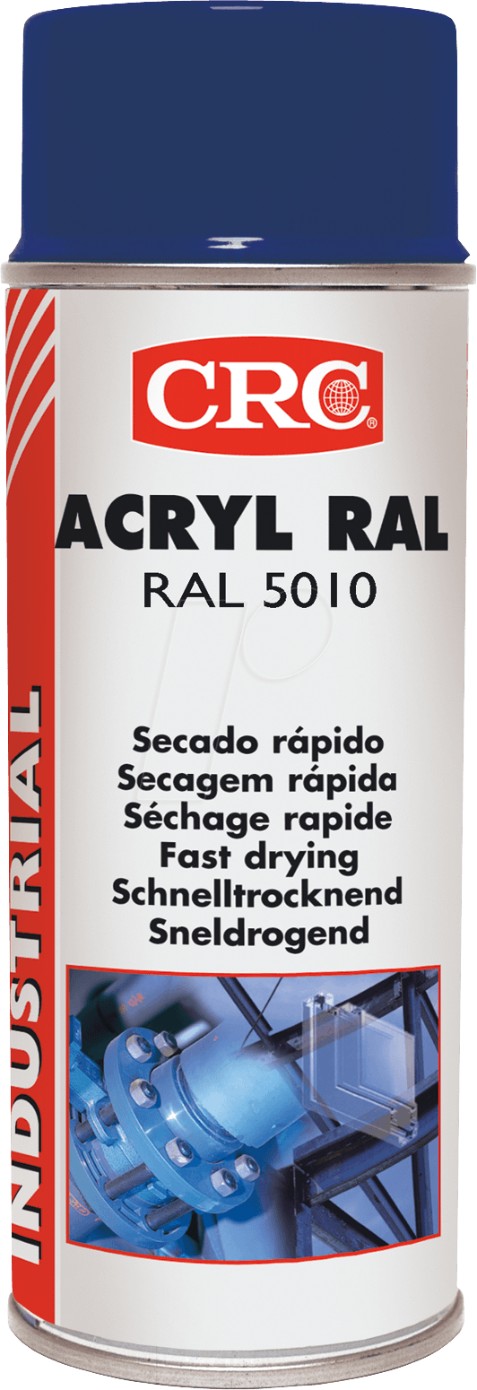 KONTAKT 31068 - Schutzlack, Acryl RAL 5010, 400 ml, Spraydose, blau