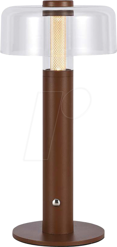 VT-7945 - Akku LED Tischlampe, 100 lm, 3000 K, 1800 mAh, braun