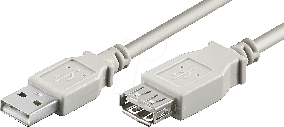 AK 669-0,3 - USB 2.0 Kabel, A Stecker auf A Buchse, 30 cm