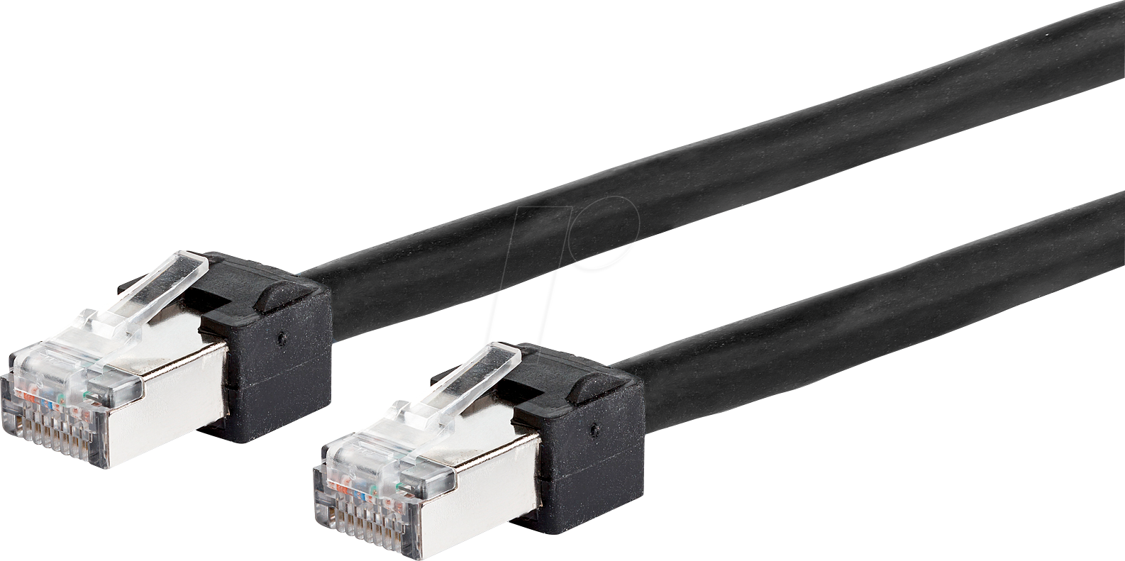 BTR 13084V0500-E - Patchkabel RJ45 Cat.6 S/FTP 0,5 m schwarz