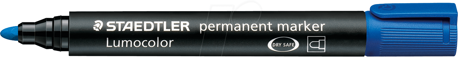 STAEDTLER 352BL - Permanent Marker, 2 mm, blau
