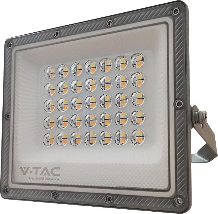 VT-23613 - LED-Flutlicht, 30 W, 2350 lm, CCT, IP65, grau