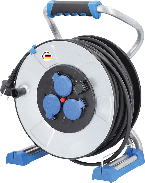 Thumbnail - AS-SCHWABE 23321 - IronCoat Xperts Kabeltrommel mit Gummileitung, 50 m