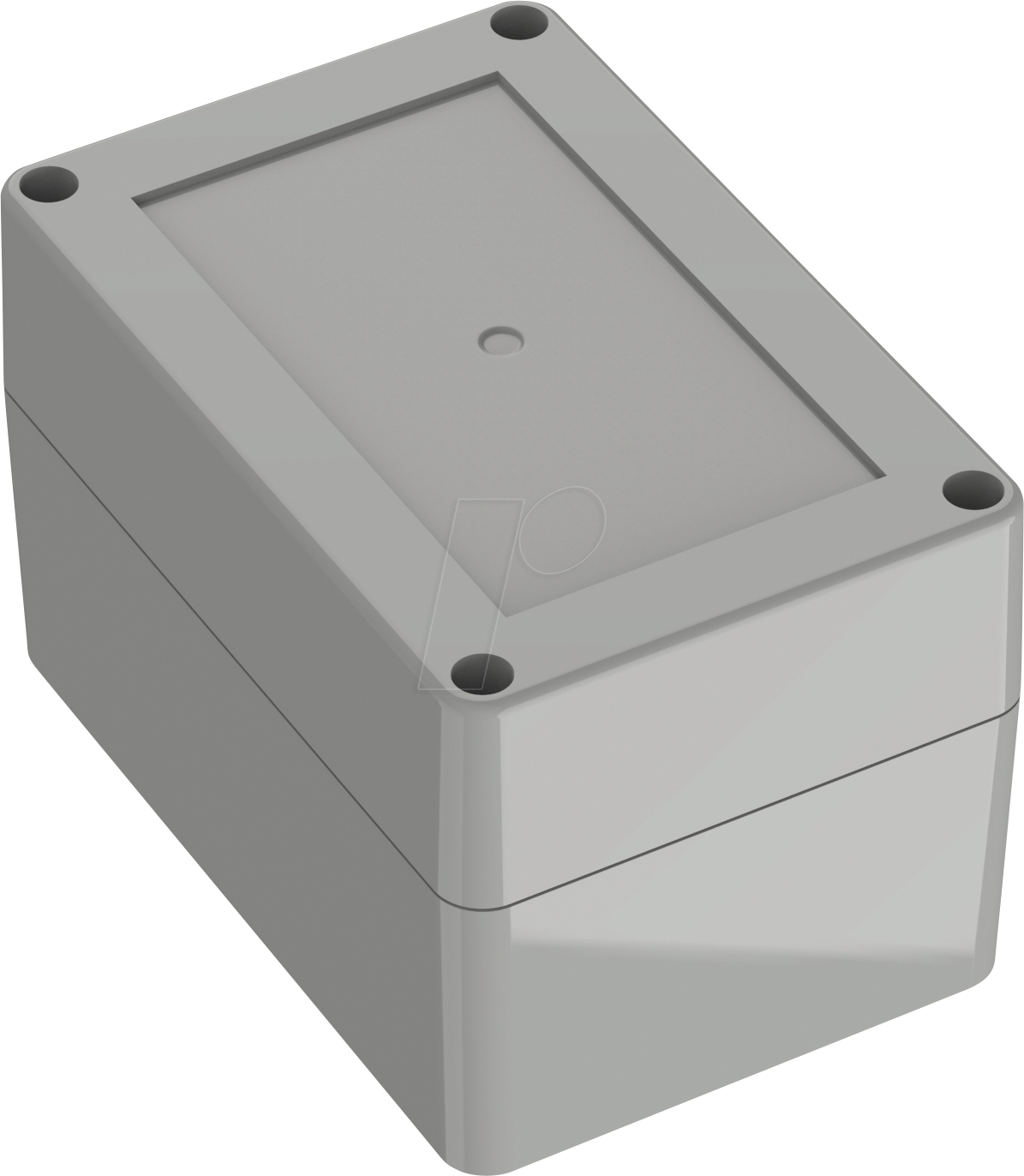 6U07120808017 - Industriegehäuse, 120 x 80 x 75,2mm, IP65, lichtgrau