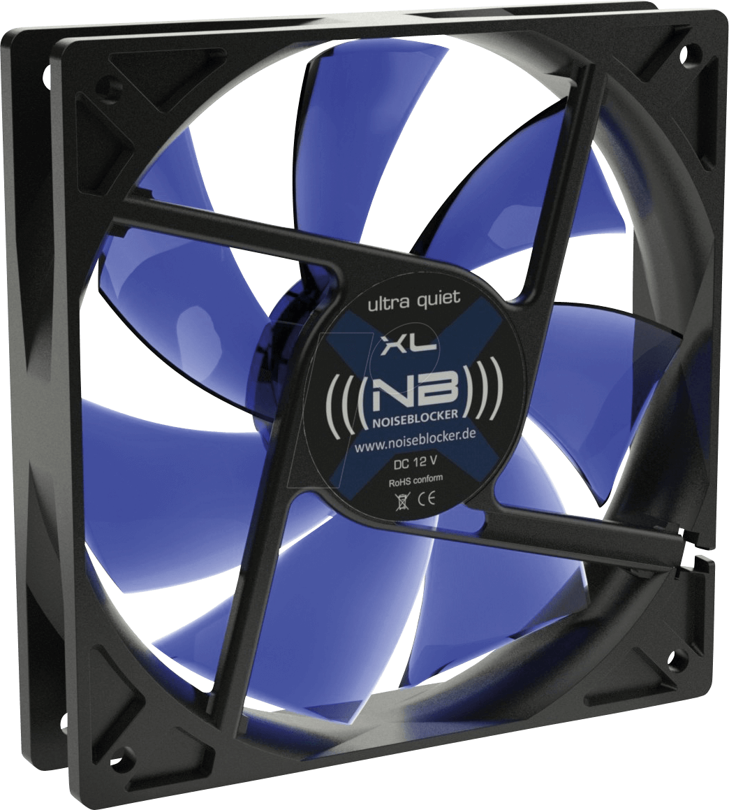 NOISEBLOCK XL-P - Noiseblocker BlackSilent Fan XL-P PWM, 120 mm