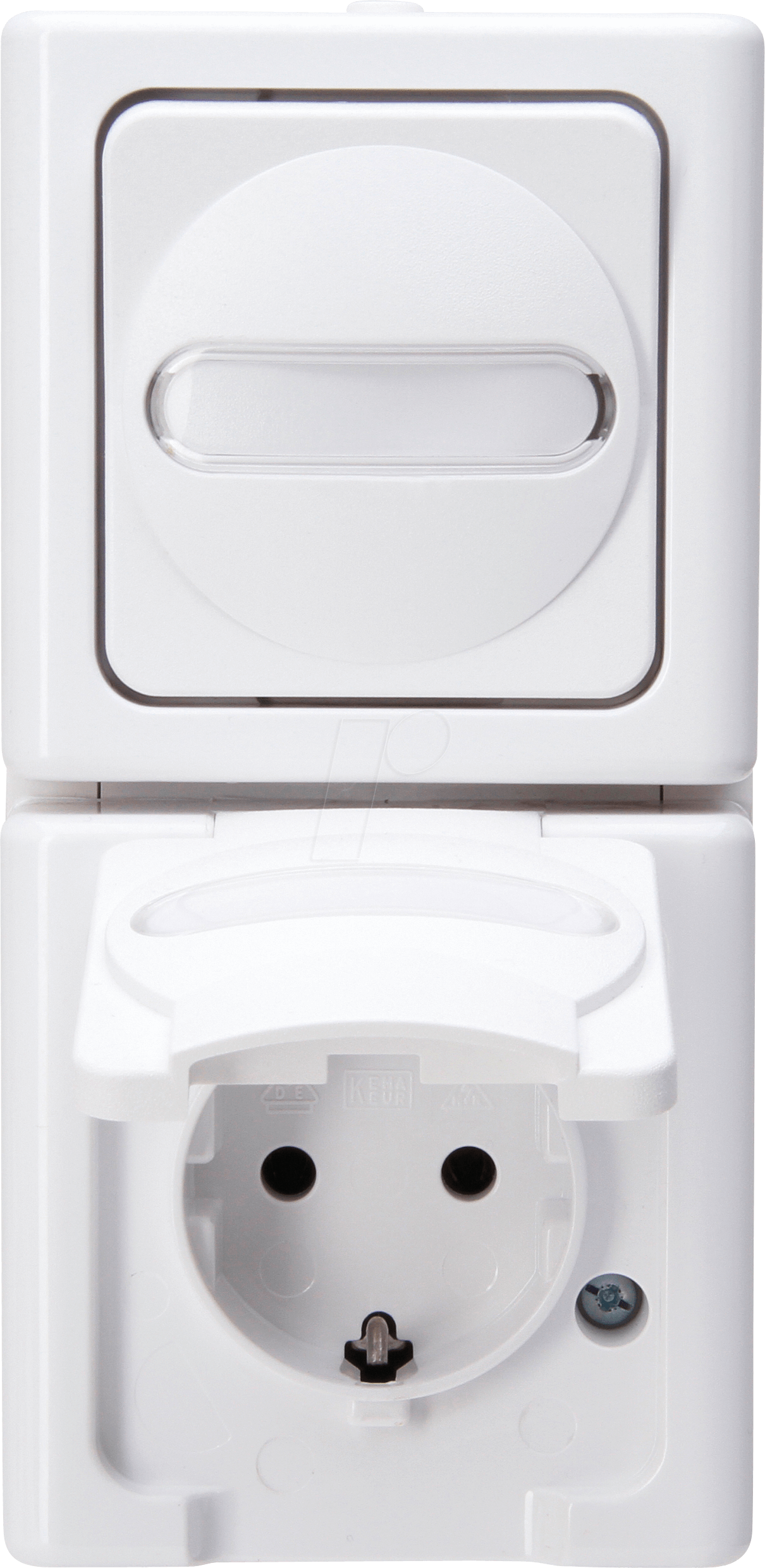 EL FRW KOMBI S - Feuchtraum-Dose/Schalter-Kombination