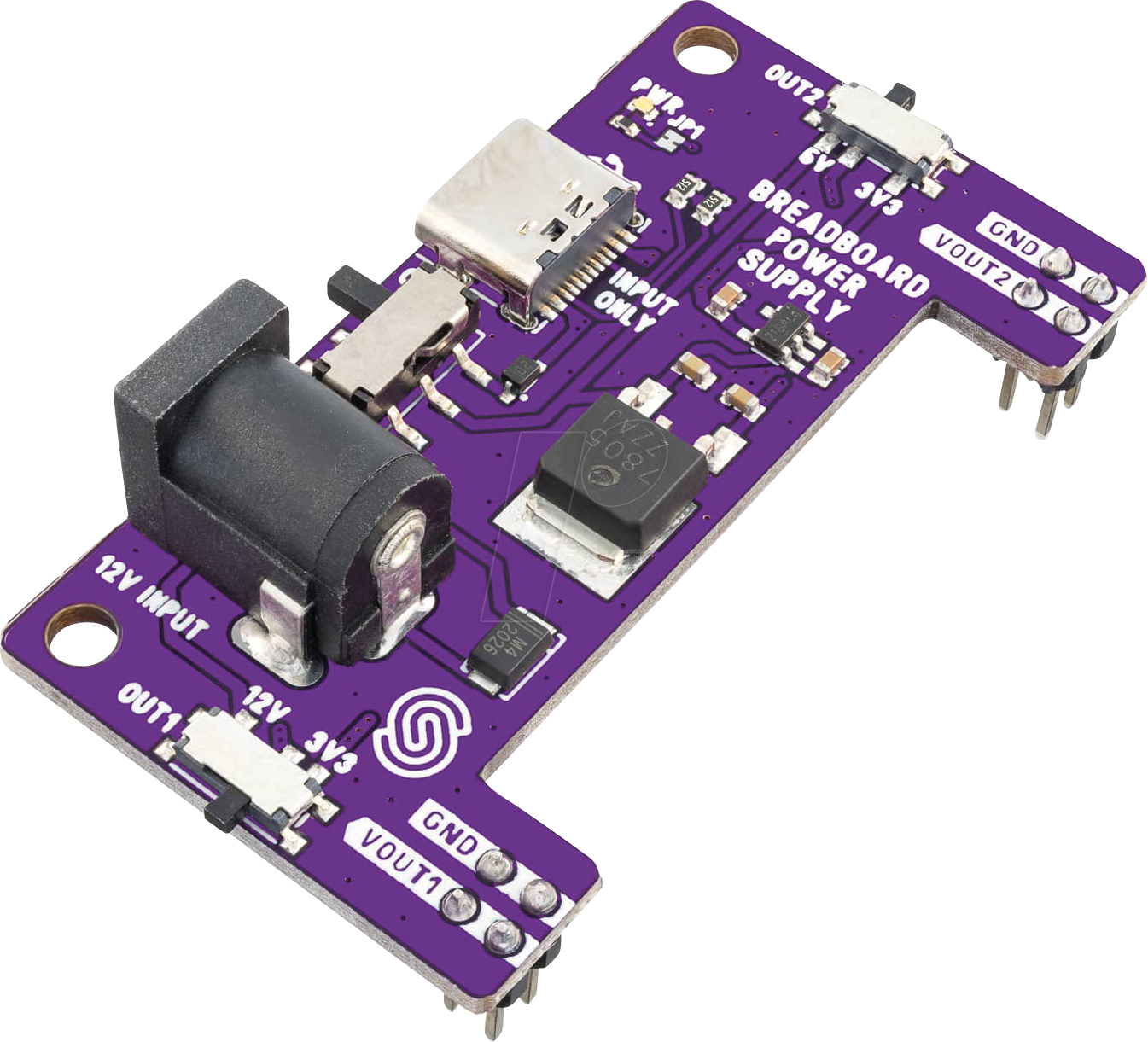 DEBO BREAD PWD - Entwicklerboards - Spannungsversorgung f. Steckboards