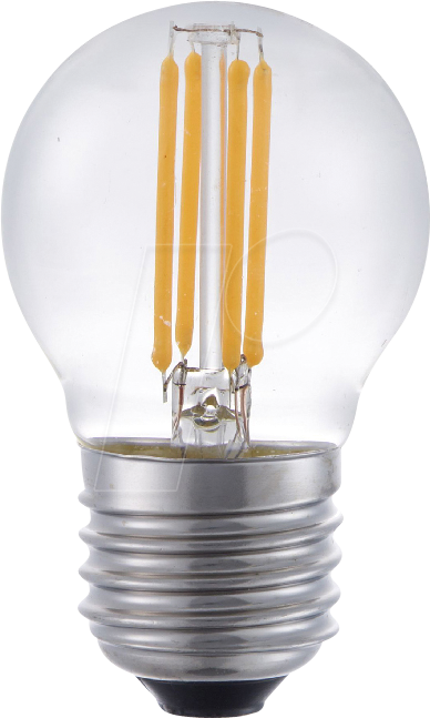 SCHI LF023820312 - LED-Lampe E27, 4 W, 370 lm, 2500 K, Filament, dimmbar