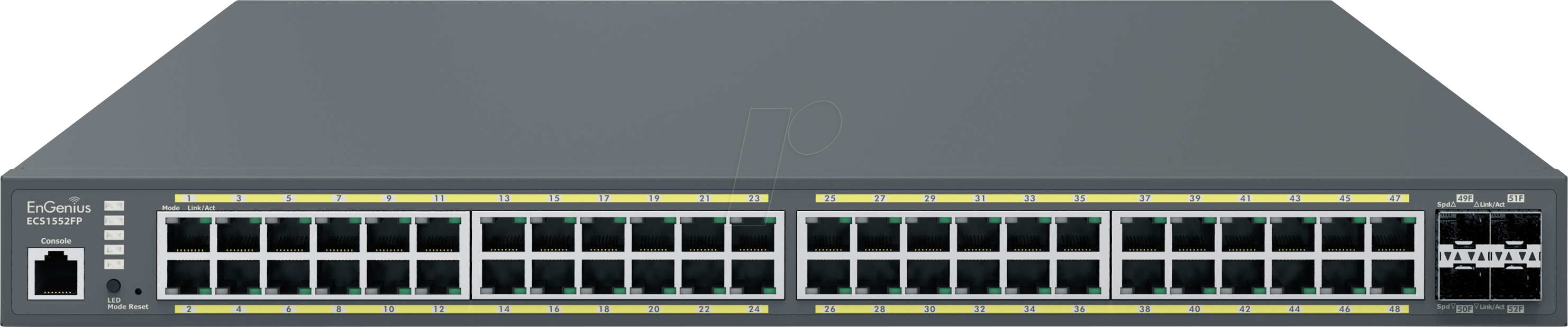 Thumbnail - EG ECS1552FP - Switch, 52-Port, PoE+, SFP+