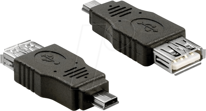 DELOCK 65399 - USB mini Stecker auf USB 2.0 A Buchse OTG