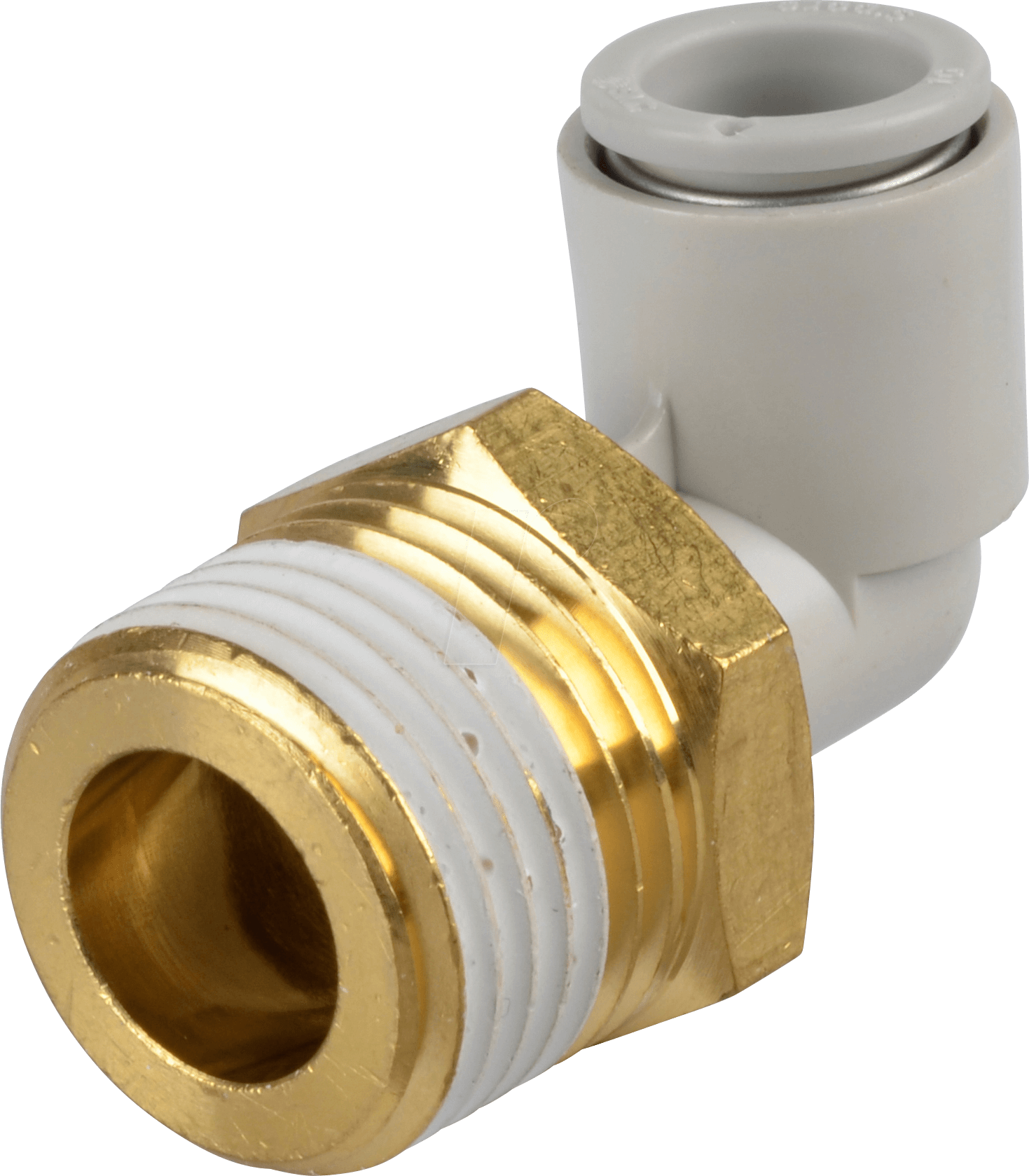 KQ2L10-04AS - Steckverschraubung, gewinkelt, schwenkbar, R1/2 Ø 10 mm