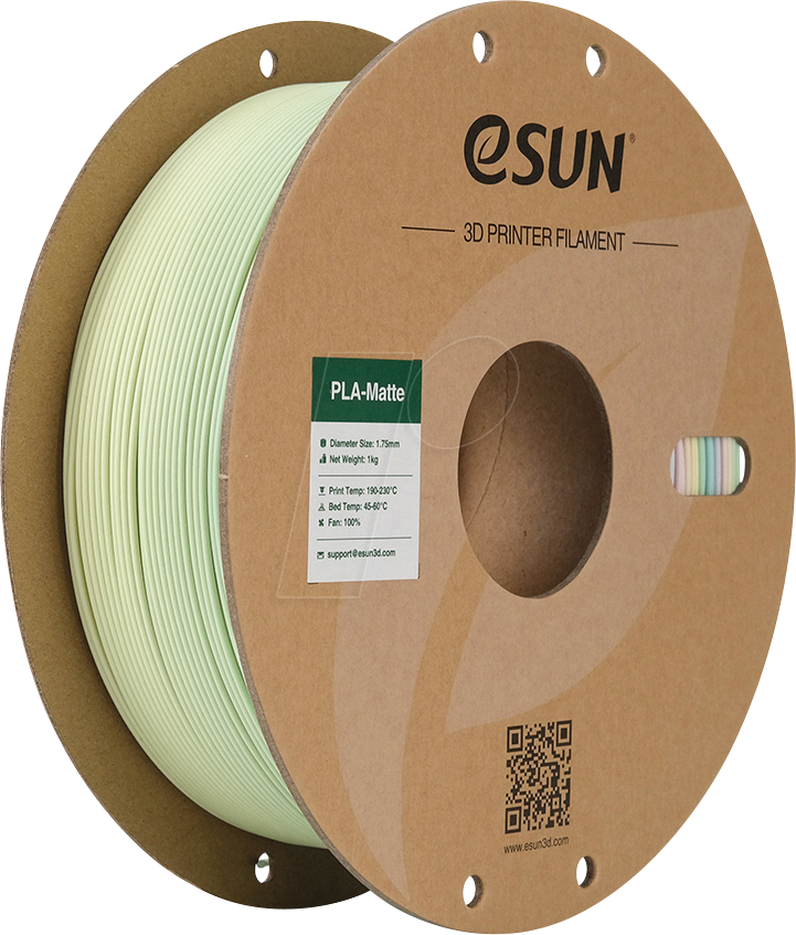 ESUN 72202115 - Filament, PLA-Matt Rainbow A, 1,75 mm, regenbogen, 1 kg