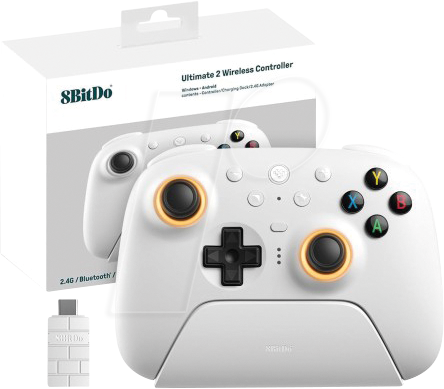 8BIT ULTIMATE2WL - 8BitDo Ultimate 2 Bluetooth/2,4G Controller mit Dock