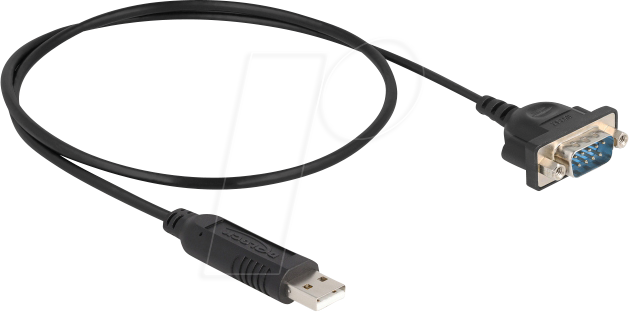 DELOCK 66470 - Adapterkabel USB 2.0 zu Seriell RS232, 0,5 m