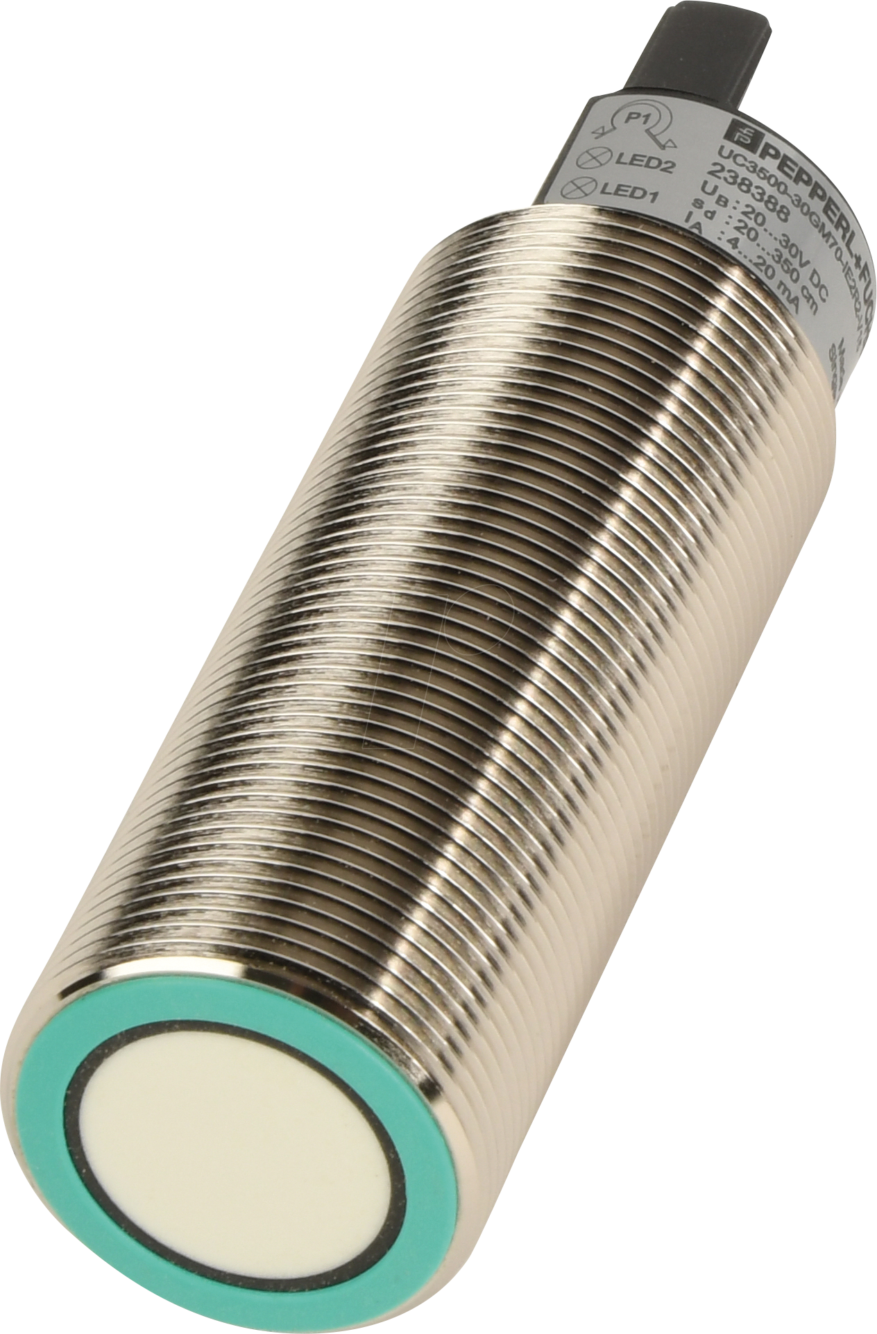 UC350030GM70-V15 - Ultraschallsensor, 200…3500 mm, PNP Schließer/Öffner, M12