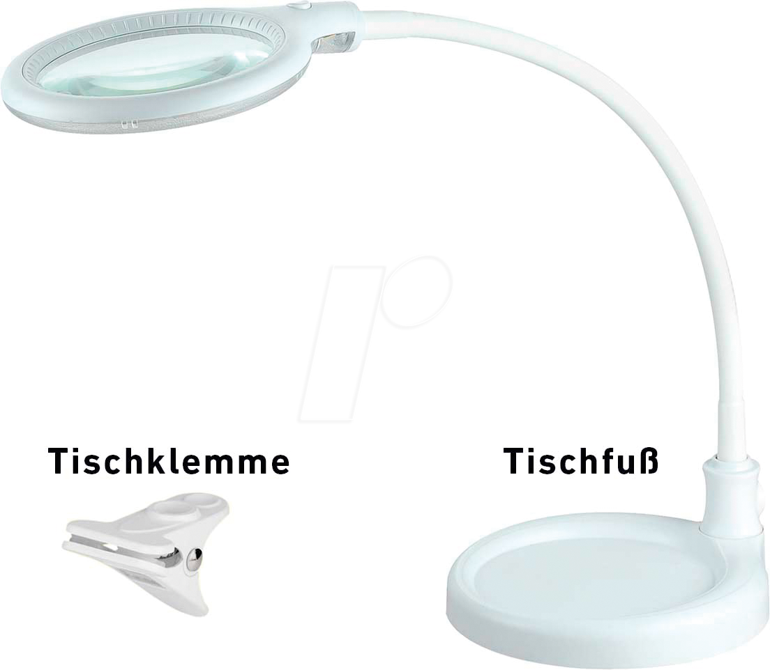 LUMENO 6805 - Lupenleuchte, LED, Ø 100 mm, 5 Dioptrien