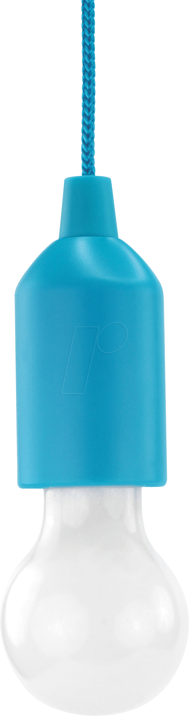 ANS 1600-0174 - Pendelleuchte mit Batterie, PL1W, 25 lm, blau, 3x AAA (Micro)