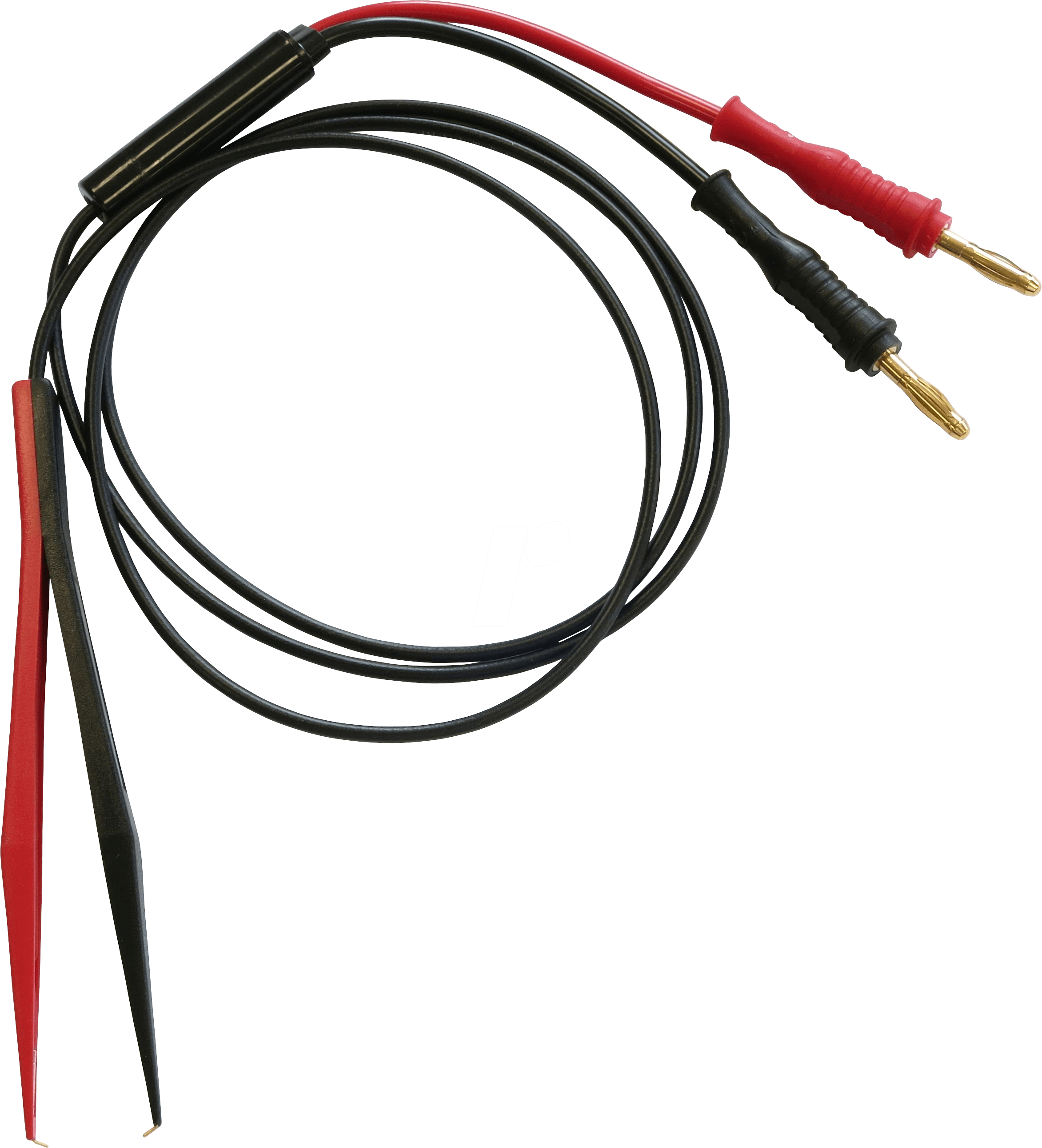 ML TW 430 - Messleitung, Tweezer, rot / schwarz