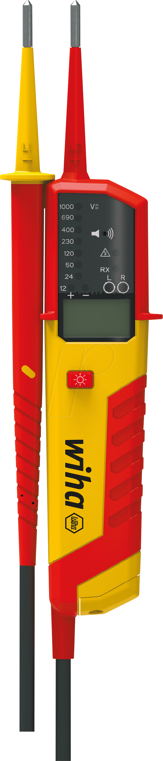 Thumbnail - WIHA 44319 - Spannungsprüfer, 12 - 1000 V AC, 12 - 1500 V DC, LCD
