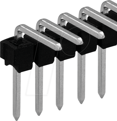 FIS SL3.25.36G - Stiftleisten 2,54 mm, 1x36, gewinkelt vergoldet