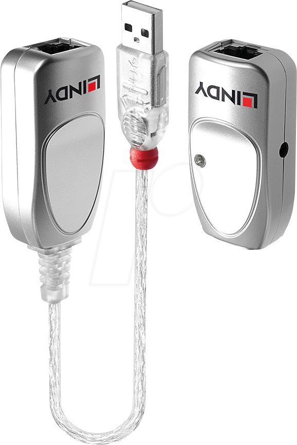 LINDY 42805 - USB 1.1 Extender, USB-A, Cat5e/6, bis 50 m