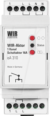 WIR 1003-000011 - Funk-Rolladenaktor, Hutschiene