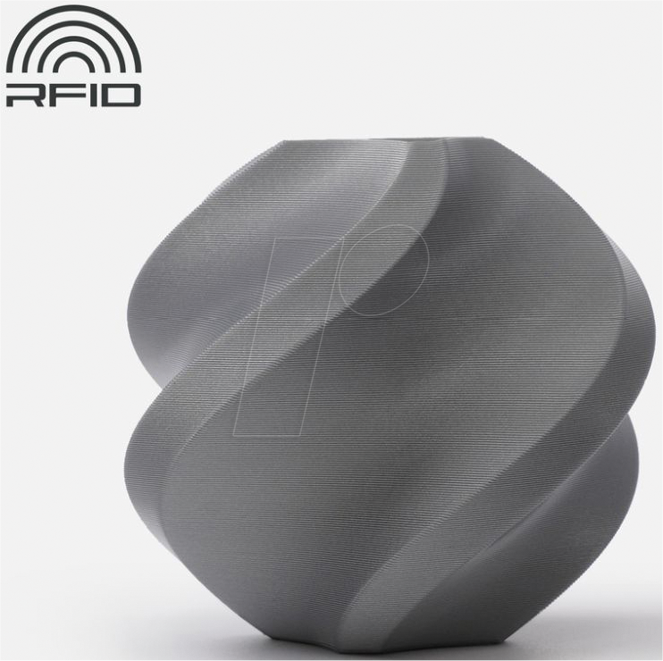 BL A00-D1-SPLFR - Filament, PLA Basic, Refill, Silber, 1,75 mm, 1 kg