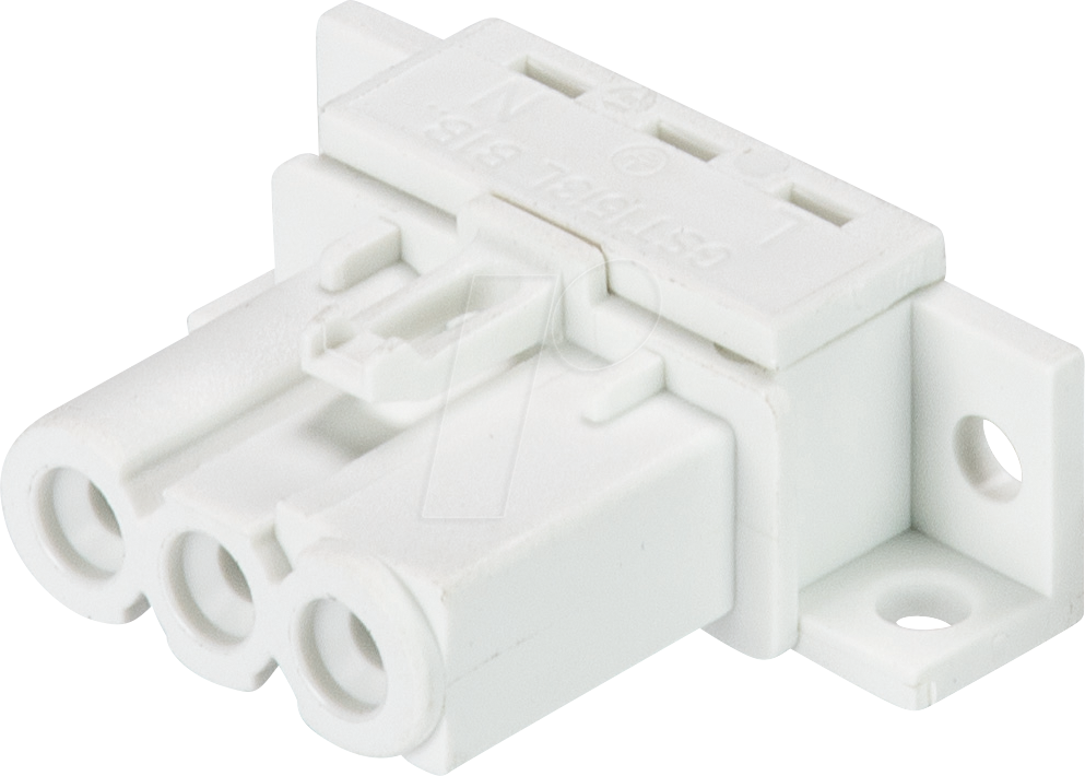 GST 15I3 BHB W - Geräteanschluss - Buchse, Lötanschluss, ws, 3-pol