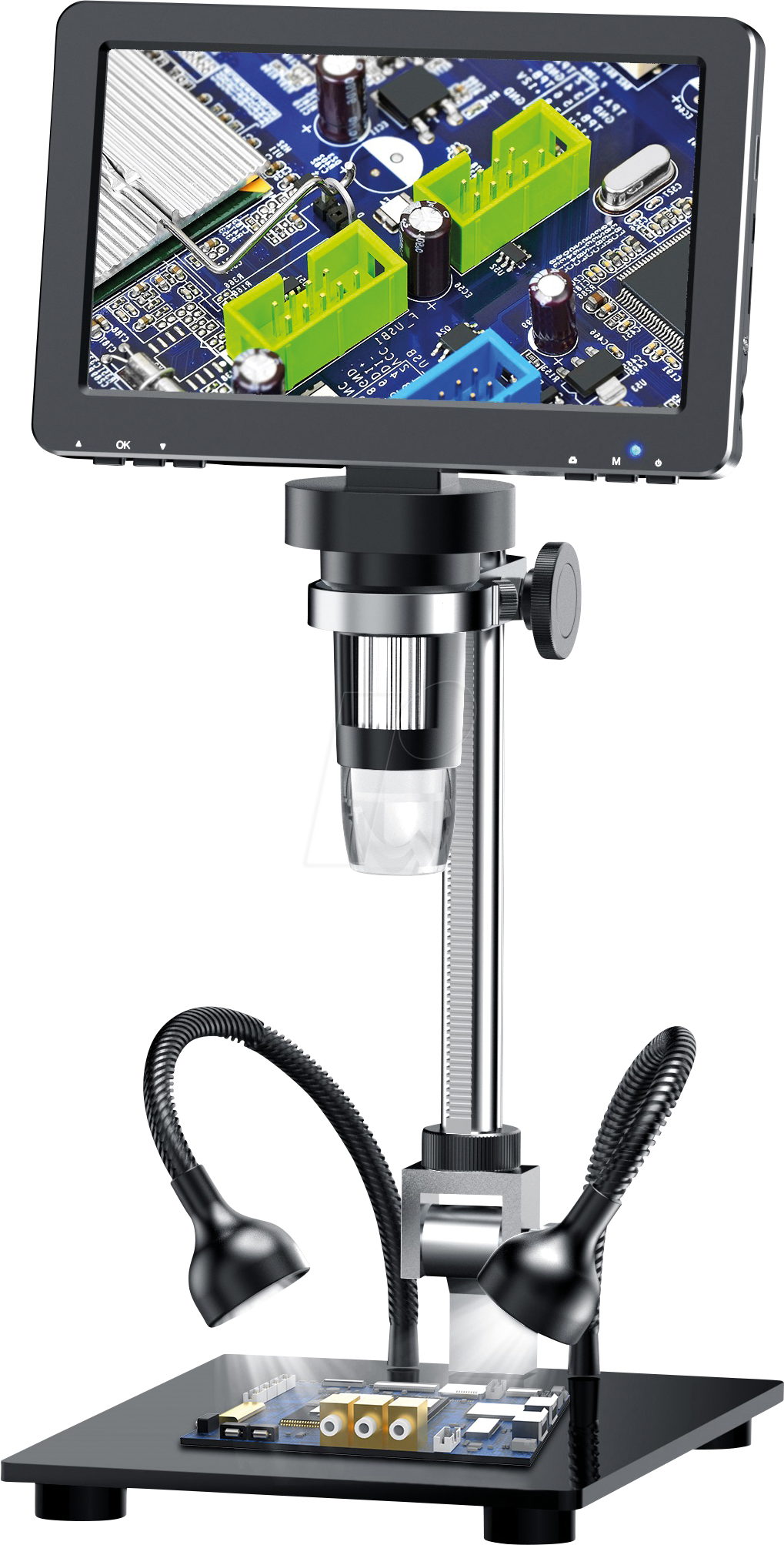 ANMAS DM9HCA - Digital Mikroskop, 7'' Display und HDMI