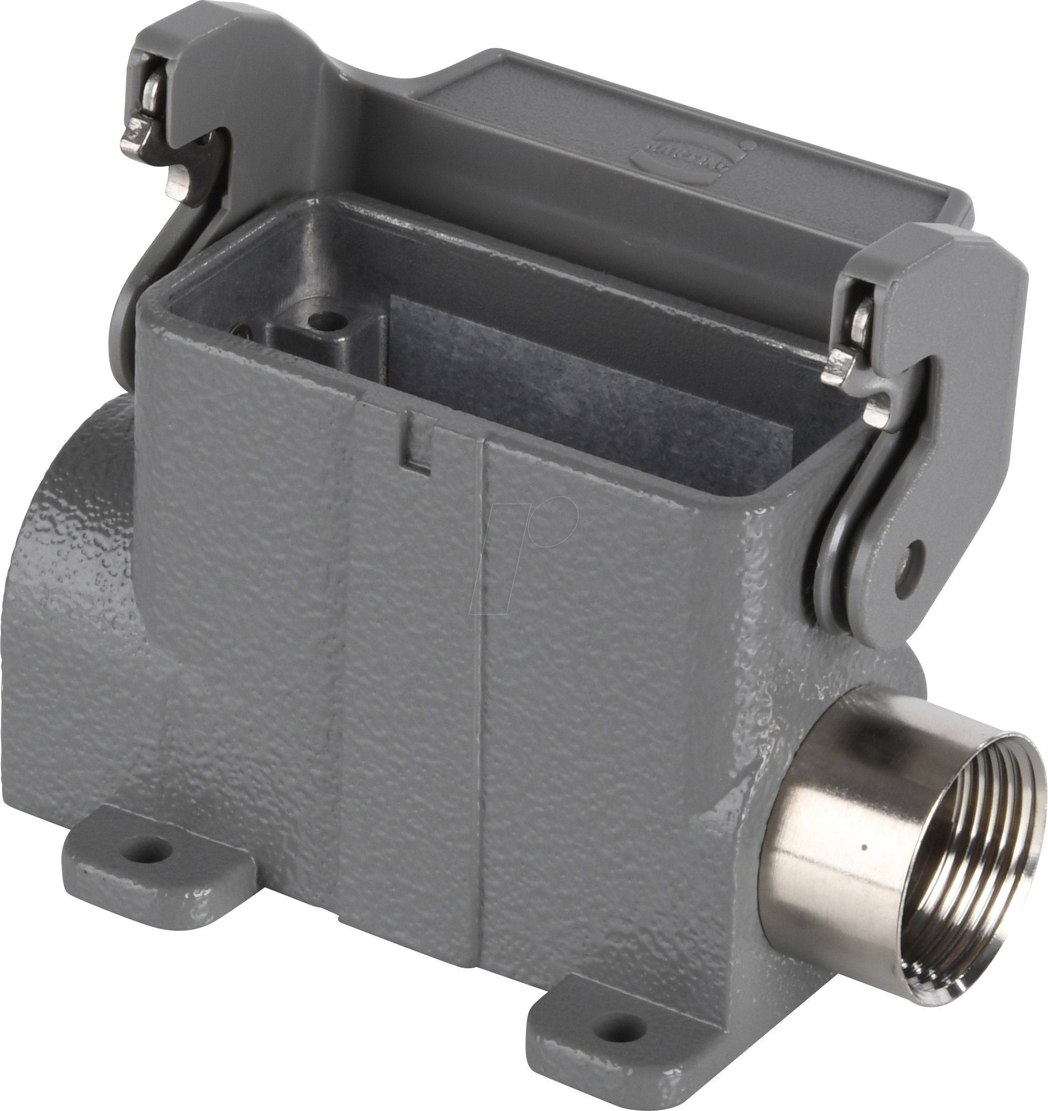 HAN 09200100291 - Sockelgehäuse, Baugröße 10 A, gewinkelt