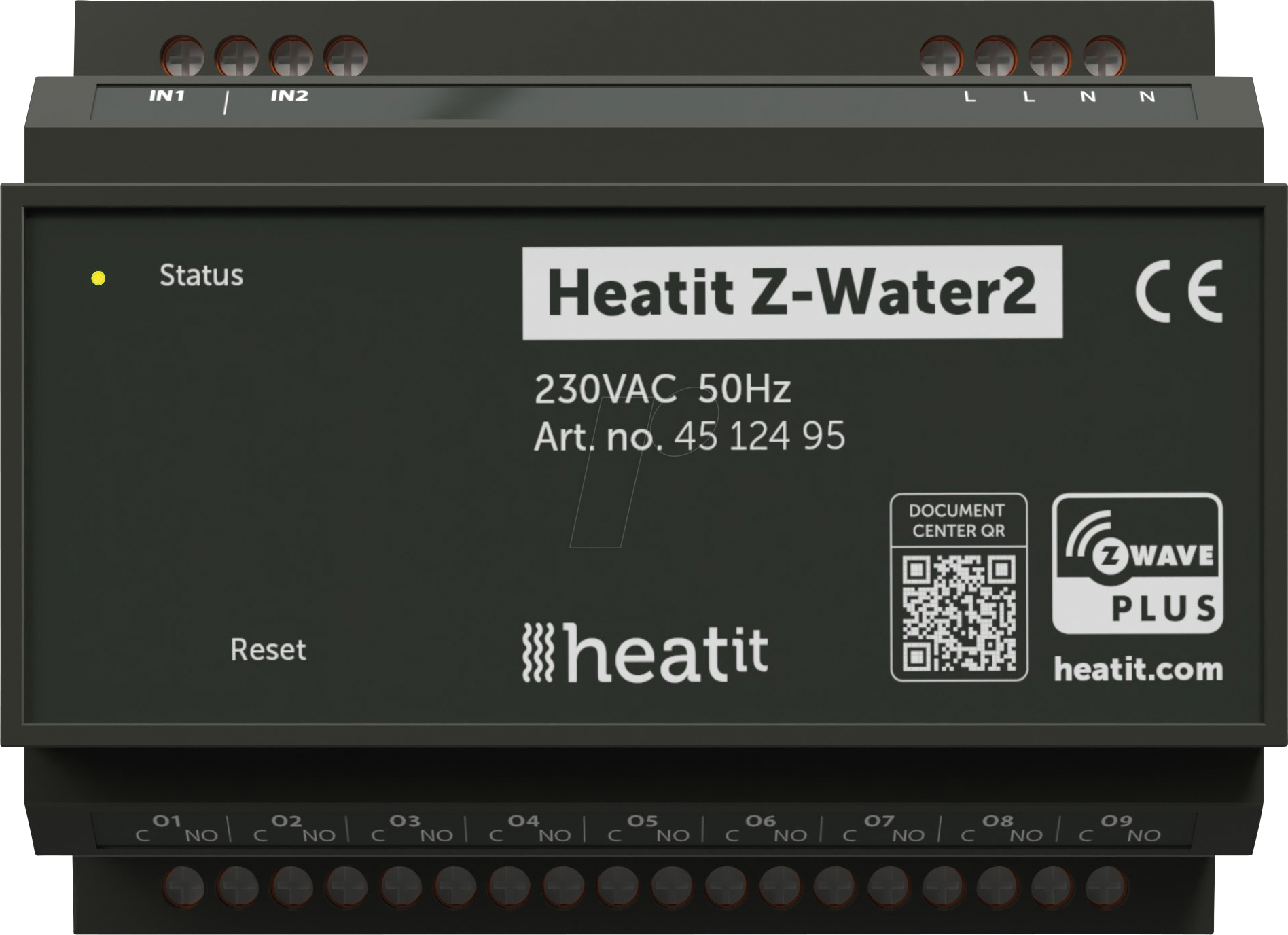 HEATIT 4512495 - Heizungsregler für Wasserheizungen, Z-Wave