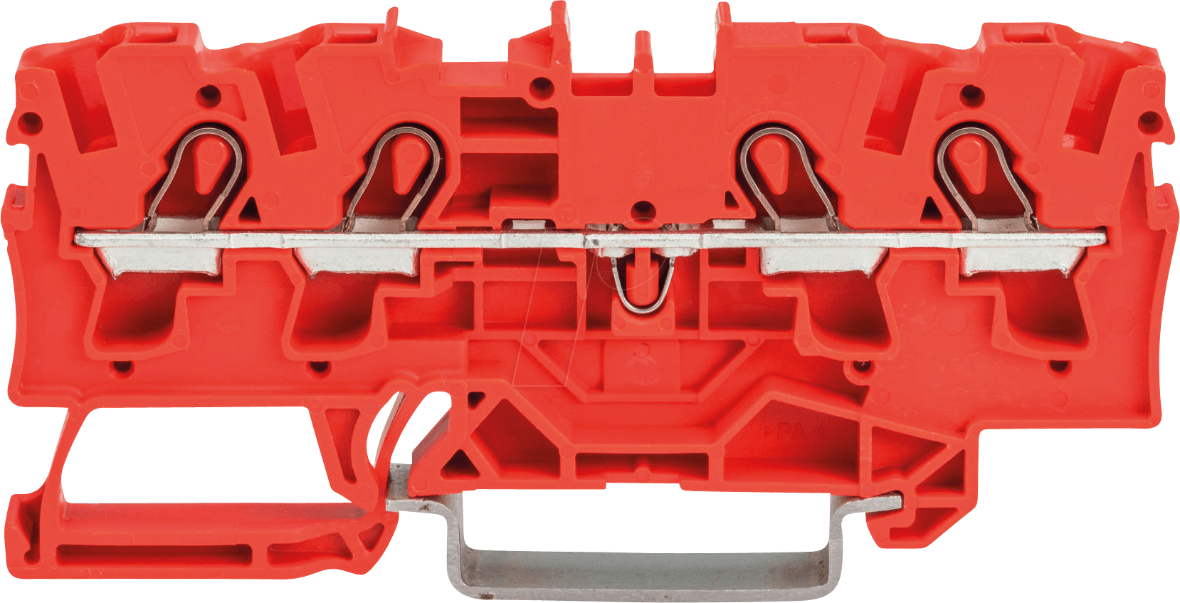 WAGO 2004-1402 - Durchgangsklemme, 4-Leiter, Ø 0,5 - 4,0 mm