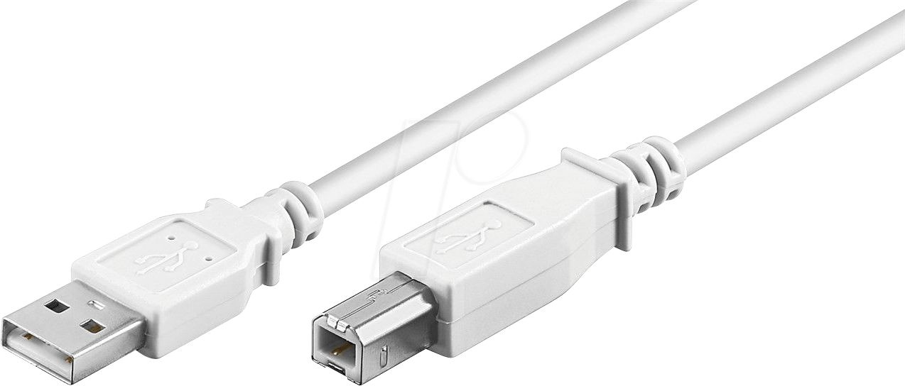 GOOBAY 96186 - USB 2.0 Hi-Speed Kabel, A-Stecker > B-Stecker 1,0 m weiß