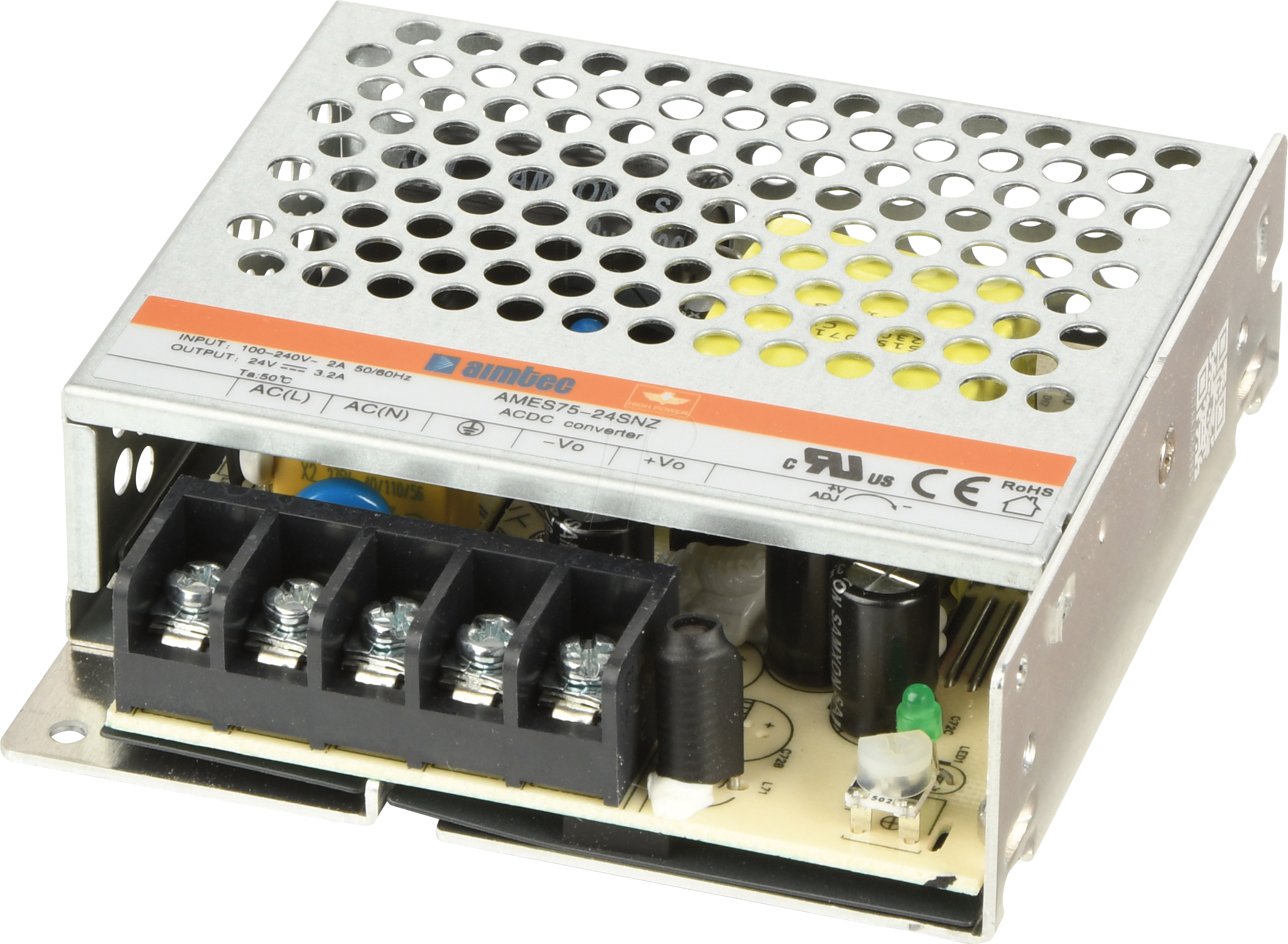 AMES75-24SNZ - AC/DC-Wandler, 85 - 264 V AC, 28,8 V DC, 3,2 A, Modul