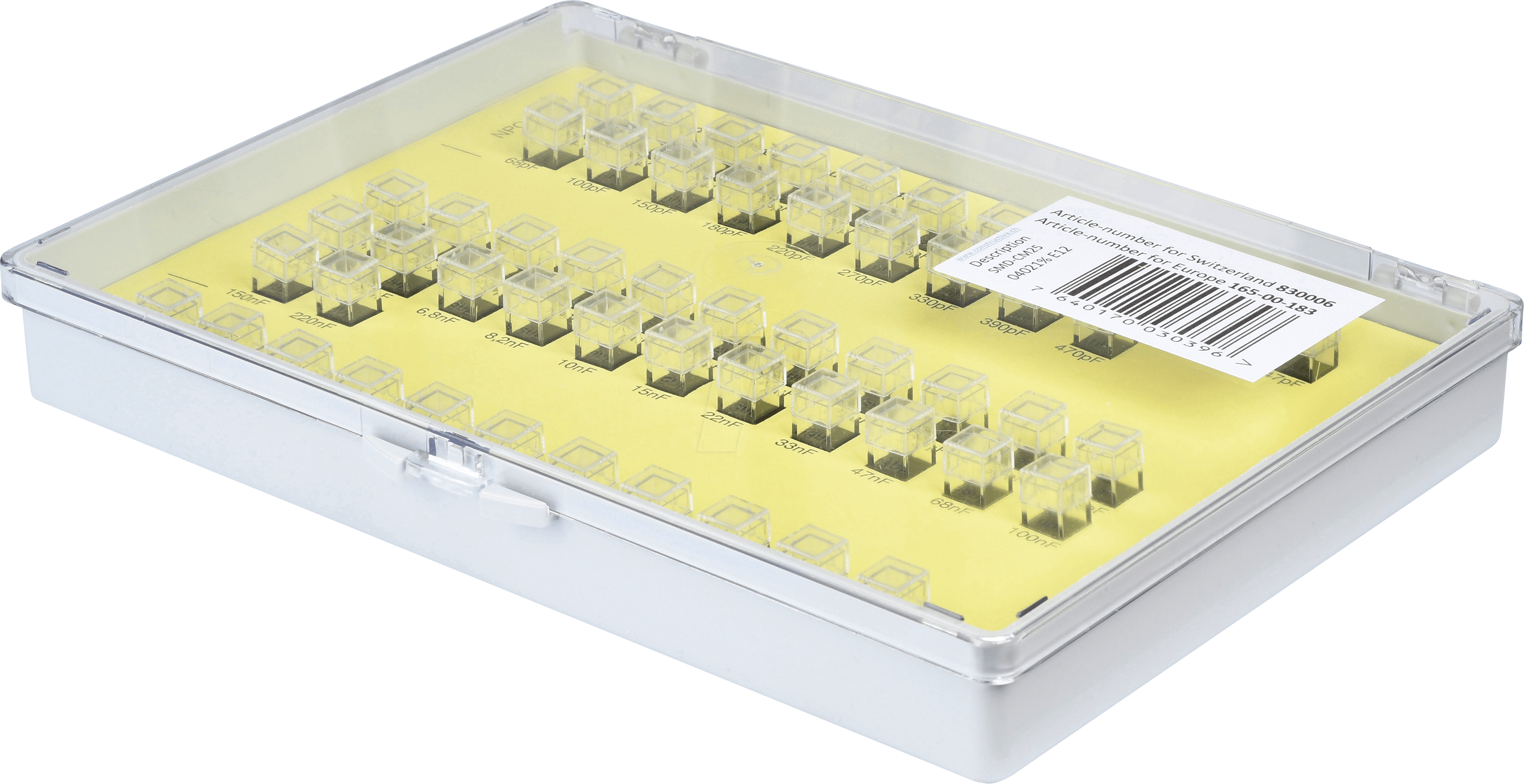 SORT 0201 C 25 - Kerko-Sortiment, 0201, 44 Werte, 25 Stk./Wert