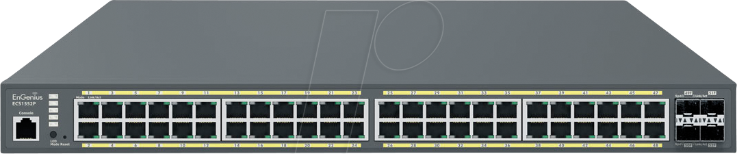 EG ECS1552P - Switch, 52-Port, PoE+, SFP+