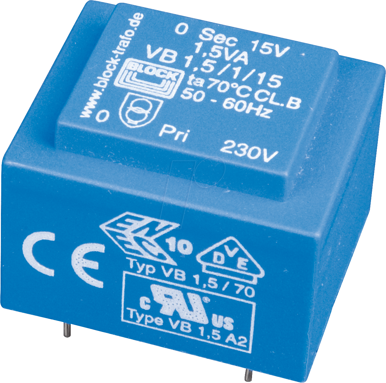 EI 30/12,5 106 - Printtrafo, 1,5 VA, 6 V, 250 mA, RM 20 mm