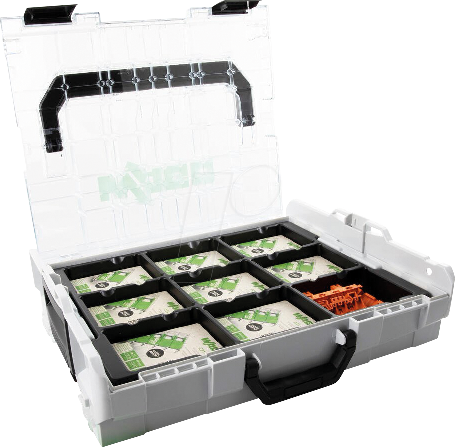 WAGO 887-1127 - WAGO Klemmen-Sortimentsbox - L-Boxx 102,Serie 221