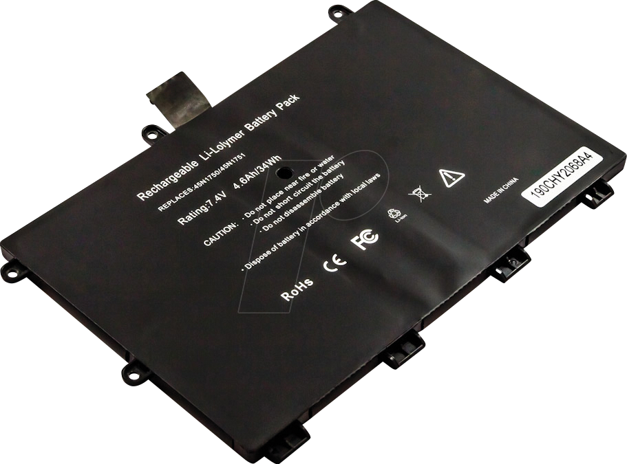 AKKU 53884 - Notebook-Akku für Lenovo, Li-Po, 4600 mAh