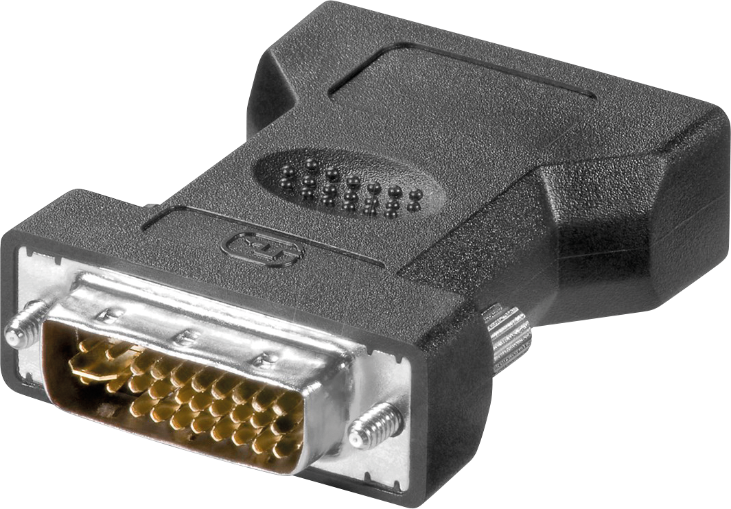 GOOBAY 68030 - DVI Adapter, DVI Stecker auf VGA Buchse