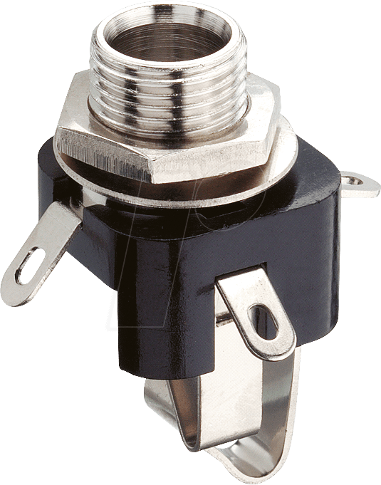 LUM KLB 3 - Klinkeneinbaubuchse, 6,35 mm, Stereo, 3-pol