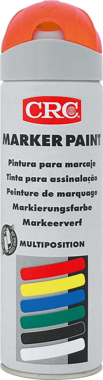 KONTAKT 03108 - Markierfarbe, Marker Paint, 500 ml, Spraydose, Leucht-Orange