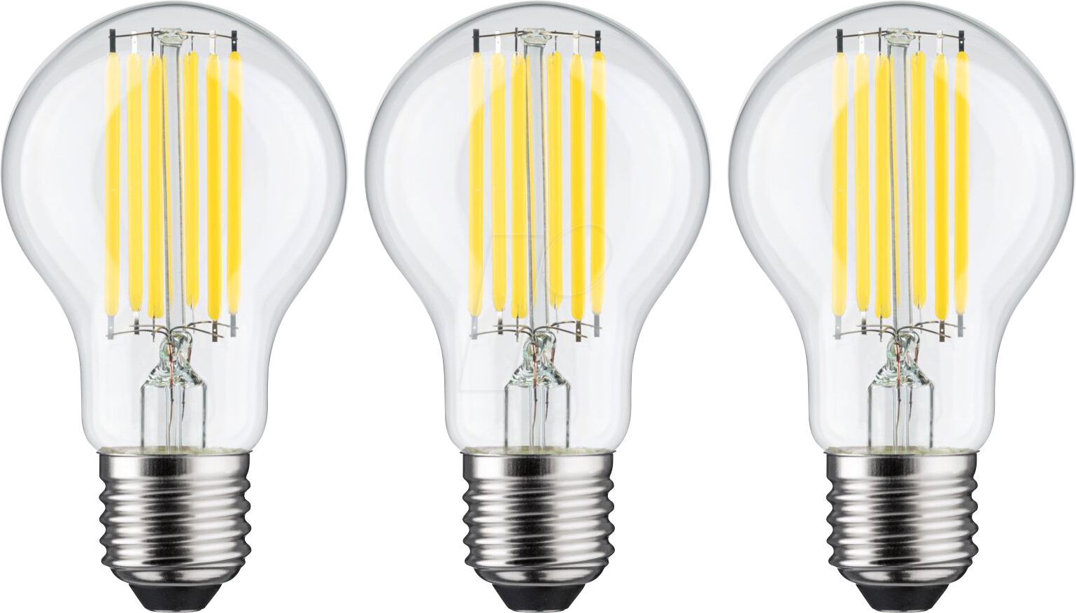 PLM 29220 - LED-Filamentlampe E27, 5 W, 1055 lm, 3000 K, 3er-Pack