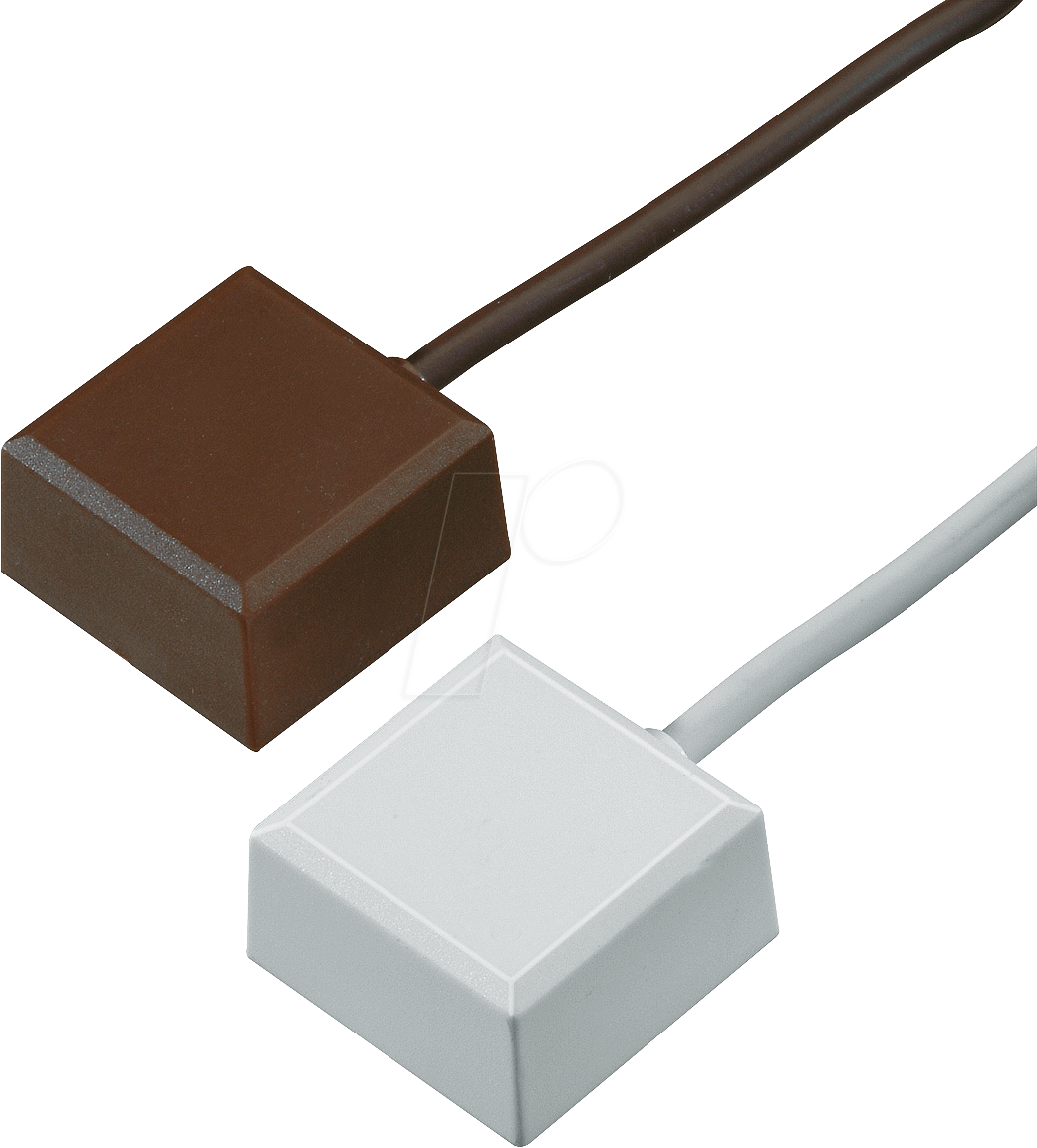 FU 7301W - Potentialfreier Glasbruchmelder mit Kleber, weiß