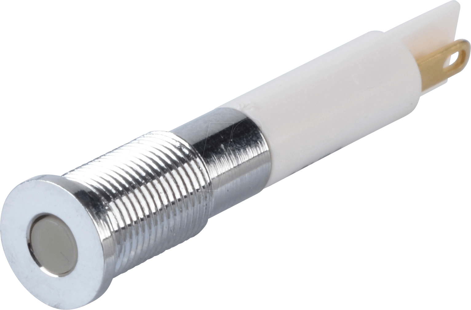 APM Q6F1C W12E - LED-Signalleuchte, weiß, 12 V, Ø 6 mm, bündig, FASTON