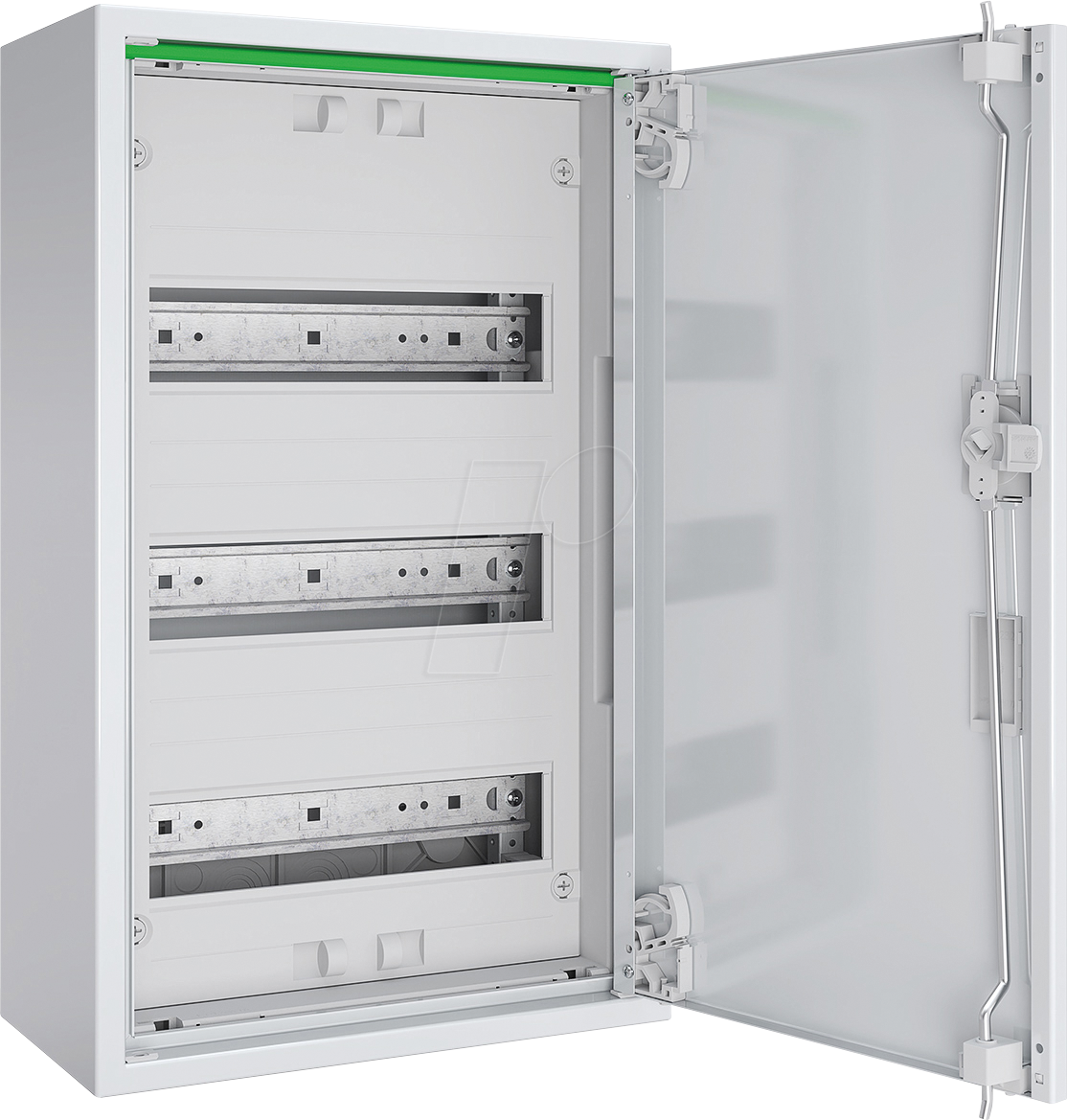 ABNRM103R01 - Feldverteiler AP, T: 160 mm, Volltür, 1 x 3-reihig, 36 TE, PE/N
