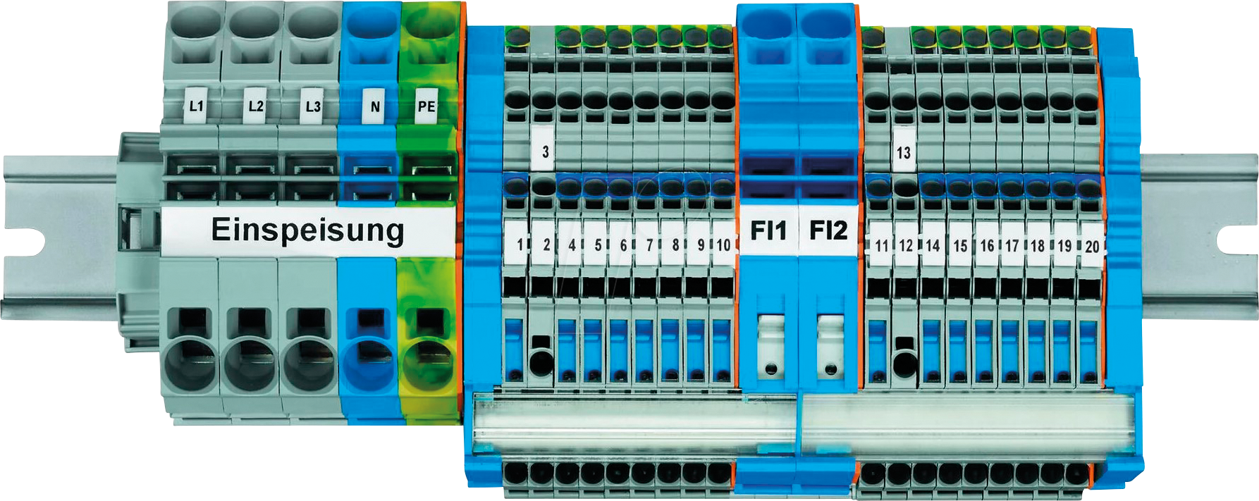 WAGO 821-122 - TOPJOB®S-Hauptverteiler-Set FI