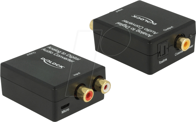 DELOCK 63468 - Audio Konverter Analog > Digital HD