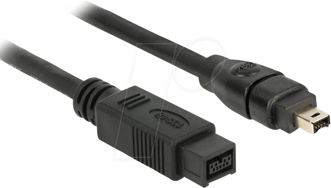 DELOCK 82594 - Firewire B 9 Pin Stecker / 4 Pin Stecker 3,0 m