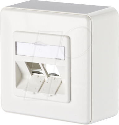 Thumbnail - BTR 1309150002-E - Modul Anschlussdose AP 2 Port, reinweiß